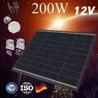 200W Solar Panel Kit 12V Mono 200 Watt Fixed Home Caravan Camping Battery Charge