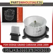 Rear HVAC Heater Blower Motor & Resistor Kit for Dodge Grand Caravan 2008-2009