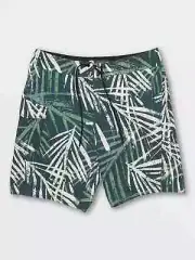 NWT$45 Volcom Men's Manic 2 Boardshort Bamboo 9.5'' Inseam