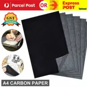 50PCS Sheets Carbon Paper Transfer Copy Graphite Tracing A4 Wood Canvas Art AU