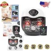 Luxury Foot Spa Bath Massager with Tea Tree Oil & Epsom Salt – Red Light Therapy