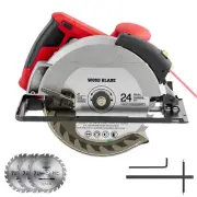 1500W 5500RPM Corded Circular Saw with 7-1/4'' Saw Blade for Wood and Log I2O8
