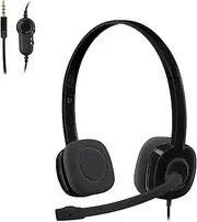 Logitech 981-000587 Stereo Headset H151, Black
