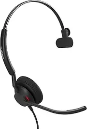 Jabra Engage 40 Telephone On Ear Headset Wired Mono Black Microphone Noise Cancelling Headse