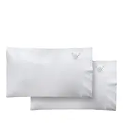 Dea Palm Beach Ibla Embroidered Sateen Pillowcase Pair, Standard