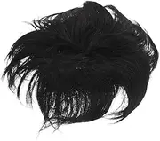 BELLIFFY Men Breathable Hair Topper for Thinning Hair Comfortable Short Wig Extensions for Natural Hairline Replacement Seamless Integration Versatile Use Durable Design