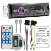 1Din Car MP3 Player Stereo Radio Bluetooth Audio Receiver FM Hands-Free USB TF (for: Honda)