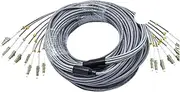 Armored Fiber Optic Patch Cord 1-50M 8 Wire OM2 MM Grey 8C SC LC FC ST A Multimode 8-Fiber Optical Jumper Cable FTTH 20M 30M 40M(50M 1pc LC-LC)