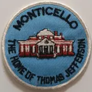 Monticello Home Of Thomas Jefferson Circle Patch