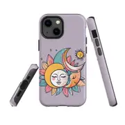 For iPhone 13 mini Tough Protective Cover, Sleeping Moon