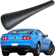 3.8-inch Black Short Stubby Antenna Mast For 2010-2014 Ford Mustang Aluminum (for: Ford)