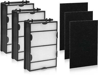 3x Replacement Smoke Remover Filter Set for Holmes HAP759, HAP1625 Air Purifier