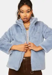 It's Your Loss Faux Fur Jacket