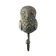 Iron Owl Wall Hook - Gold -