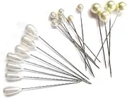 CIMAXIC 200pcs Wedding Bouquet Pins Diamante Buttonhole Pins for Floral Arrangements Bridal Bouquets DIY Decorations