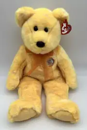 Ty Beanie Buddies “Sunny” the Yellow Teddy Bear Plush Toy 2001