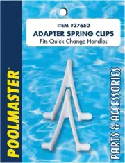 Poolmaster 37650 Adapter Spring Clips, Pool Tools V Clip, Quick Change Handles