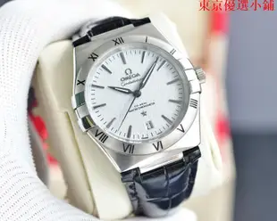最新款OMEGA Constellation Gents 星座系列第五代機械錶 男士精品腕錶 休閒手錶 時尚男錶