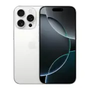 Apple iPhone 16 Pro 256GB (White Titanium) with OtterBox Protection Bundle