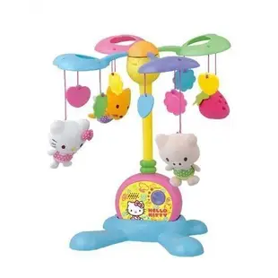 Toyroyal 樂雅 HELLO KITTY 兩用床邊搖鈴 /音樂鈴