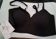 Calvin Klein Women's Sz L Invisibles Gel Wire Lightly Lined Bralette Bra QF7142