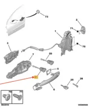 PEUGEOT 508 Front Left Door Lock 9170PG New Genuine