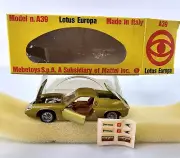 Mebetoys LOTUS EUROPA A39 Gold Diecast 1/43 Vintage Mattel Italy Original RARE