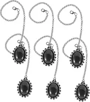 HOMSFOU 6pcs Graduation Cap Tassel Photo Charms Pendant for Graduation Ceremony Antique Look Lightweight Photo Frame for