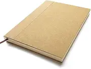 Blank Paper Refill Notebooks – for Sovereign-Gear Refillable Leather Journal – Eco Friendly Acid-Free & Tree-Free Recycled Sheets A5 Unlined Notepad 146 x 210 cm with 240 Soft Pages and Bookmark