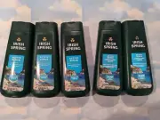 LOT (5) IRISH SPRING ACTIVE SCRUB MOISTURIZING BODY WASH 20 FL OZ