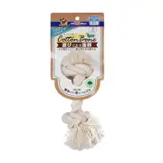 DoggyMan Dog Puppy Chew Dental Cotton Bone Small Tug Toy Quality Japan