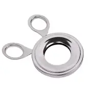 Stainless Steel Egg Topper Cutter Shell Opener Boiled Raw Egg Cracker Knocker