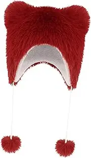 "Abbraccia" Children Winter Hat Animal Ears Hat Outdoor Comfortable Plush Hat