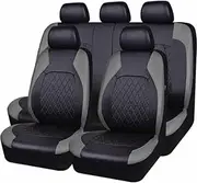 Car Seat Covers Universal Set for Lexus Rx330 Rx300 Rx400H Rx450H LS IS200D GX470 HS250H RX NX200T LC LX470 Car Accessories, Grey