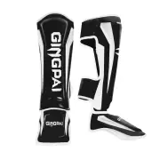 NNEOBA Muay Thai & MMA Shin Guards with Ankle Support