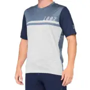 100% Airmatic Jersey Steel Blue/Grey SM
