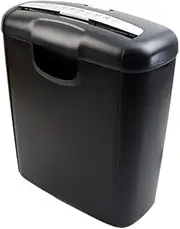 Mini Desktop Paper Shredder | Micro Cross Cut Electric Office Desk Shredder| GDPR: Protects Against Data Theft | Thermal Overload Protection | 15 Litre Bin