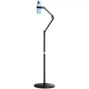 TODO 4 - 7" Mobile Phone Live Stream Floor Stand Mount Holder - Black
