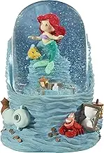 Precious Moments 201114 Disney Showcase The Little Mermaid Sea Treasures Ariel Resin/Glass Musical Snow Globe Waterball, One Size, Multicolored