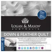 Logan and Mason 75/25 Duck Down & Feather Quilt