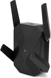 AX3000 WiFi 6 WLAN Amplifier LAN Connection, 2402 MBit/s 5GHz + 574 MBit/s 2.4 GHz WiFi Repeater, with MU-MIMO, Gigabit Port, AP Mode, Compatible with All Routers, up to 300㎡, Up to 99 Devices (AX3000
