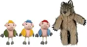 The Puppet Company - Three Pigs & Wolf Finger Puppet Set
