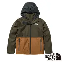 在飛比找PChome商店街優惠-【美國 The North Face】童 拼接防水透氣保暖三