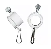 2 Pcs Flagpole ROTATING CLIPS Fit 1" Dia Flag Pole Tangle Free Mounting Rings
