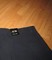 NWT New ADIDAS Mens 33 X 30 Climalite Blue Pants Microfiber Flat Front