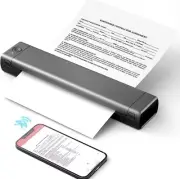 Phomemo M08F Portable Wireless Bluetooth A4 Thermal Printer Inkless -Gray