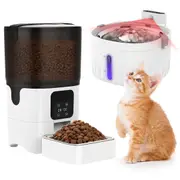 ADVWIN 6L Automatic Cat Feeder & Pet Water Fountain w/4* Filters