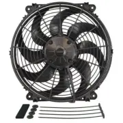 Derale 16624 14" Tornado Electric Puller Fan, Standard Mounting Kit