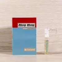 在飛比找Yahoo!奇摩拍賣優惠-MIU MIU 同名 淡香精 1.2ml 可噴式 試管香水 