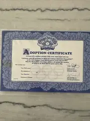 Vintage Cabbage Patch Kids Olympikids Birth & Adoption Certificate USA Olympic
